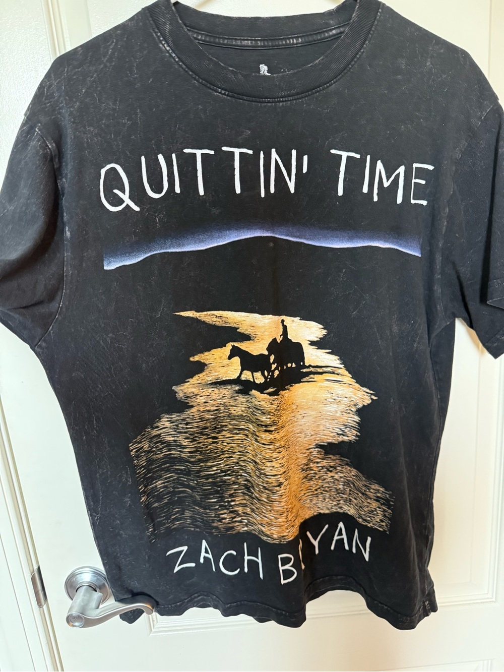Zach Bryan Quitting Time 24 Tour Tshirt